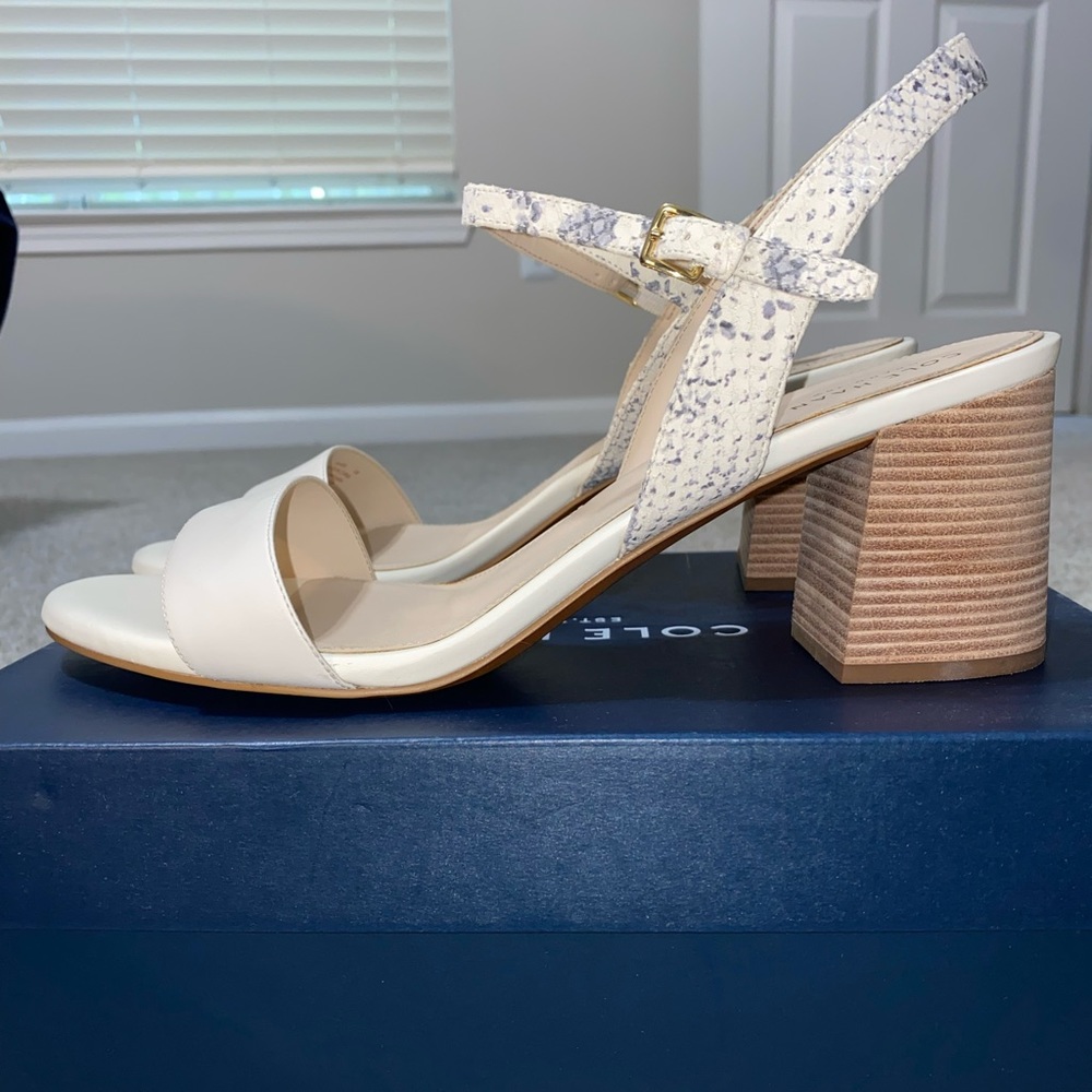 NWOT Cole Haan Women’s Josie Block Heel Sandal in Ivory Rocco’s size 11